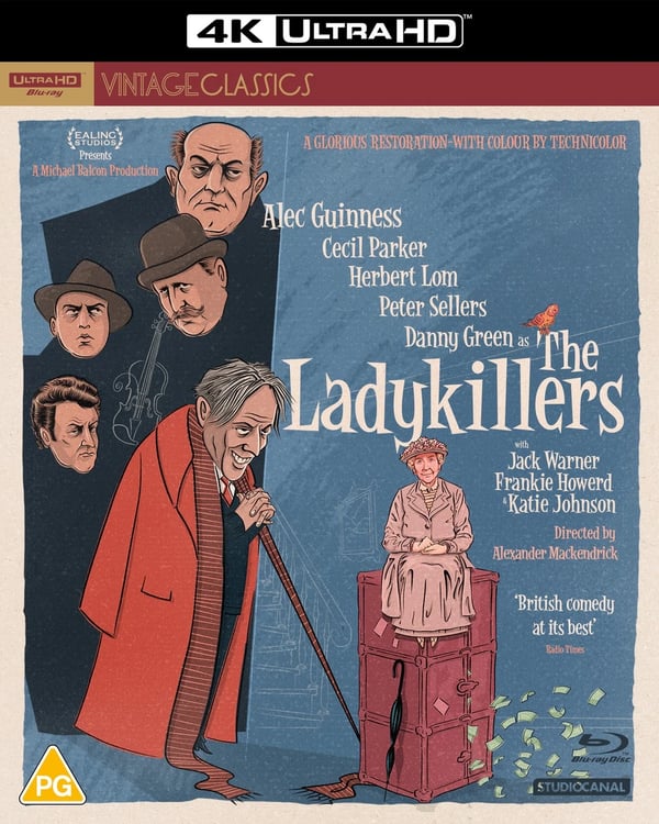 The Ladykillers 4k UltraHD BD (4K UHD Bluray) Jack Warner Fred Griffiths Brand New