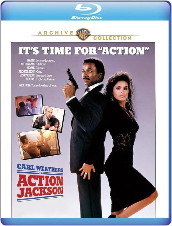 Action Jackson (15) 1988 Bluray Region 2 PAL Brand New