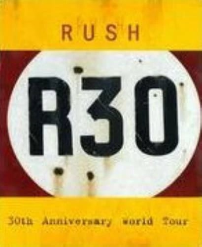 RUSH: R30 30TH ANNIVERSARY WORLD TOUR Region B Blu Ray Brand New