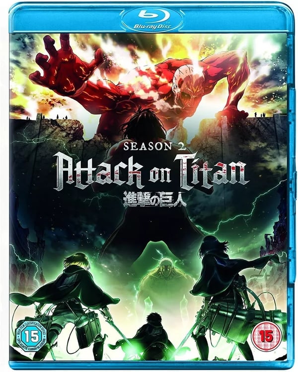 ATTACK ON TITAN COMPLETE SERIES 2 Bluray 2nd Second Season Two R2 Brand New