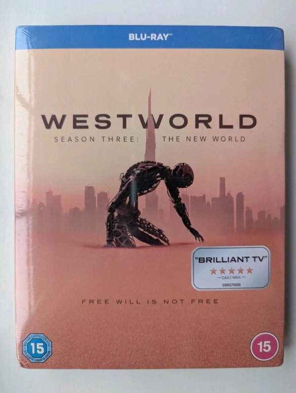 Westworld Season Three The World (Bluray 2020, 3Discs) w/slip Brand New