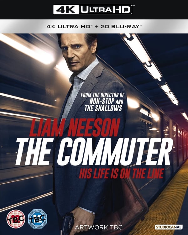 The Commuter 4K UHD [Bluray] [2018] Brand New