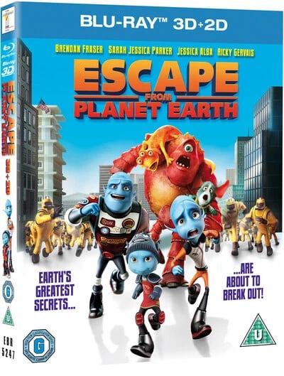 Escape from Planet Earth BluRay (2014) Cal Brunker cert U Great Value Brand New
