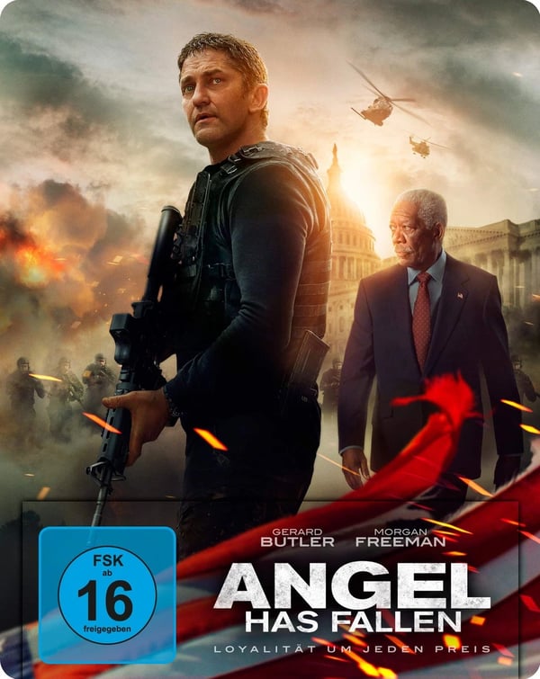 Angel Has Fallen BD (Ltd. Steelbook) (Bluray) Nick Nolte Danny Huston Brand New