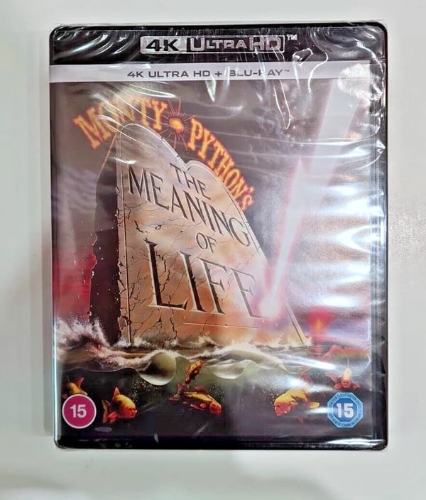 4K UHD BLURAY MONTY PYTHON`S THE MEANING OF LIFE STOCK Brand New