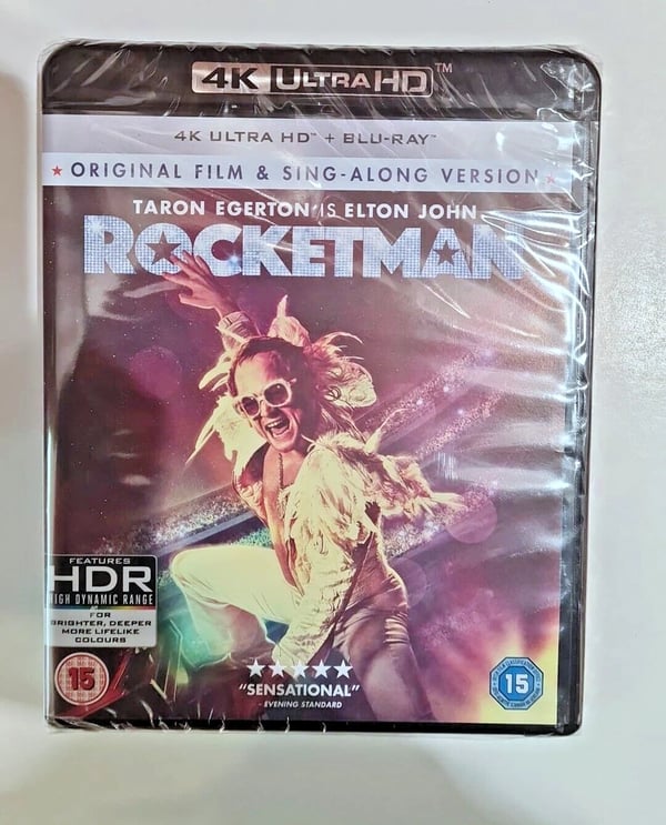 4K UHD BLURAY ROCKETMAN STOCK Brand New