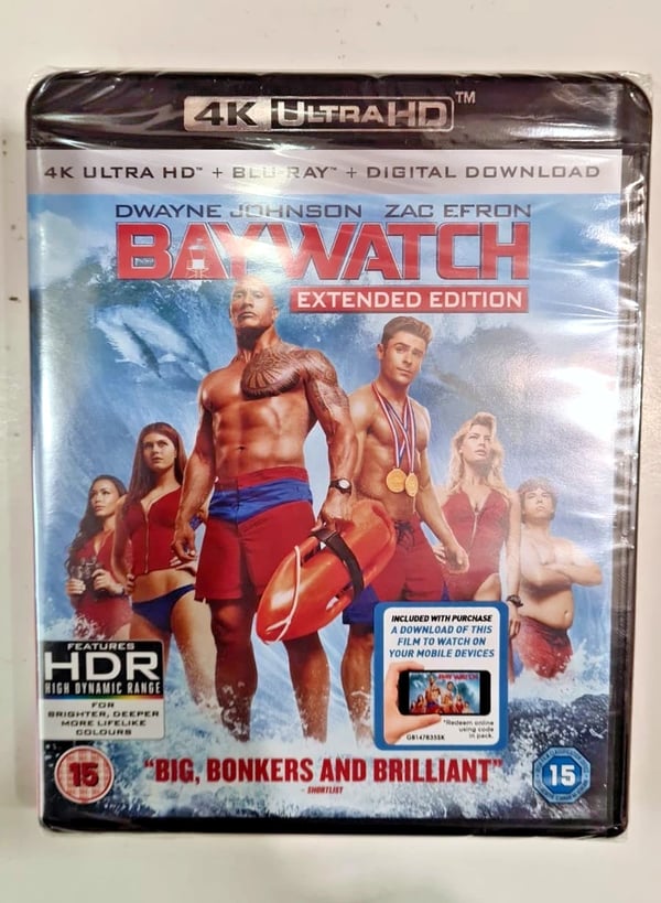 4K UHD BLURAY BAYWATCH STOCK Brand New
