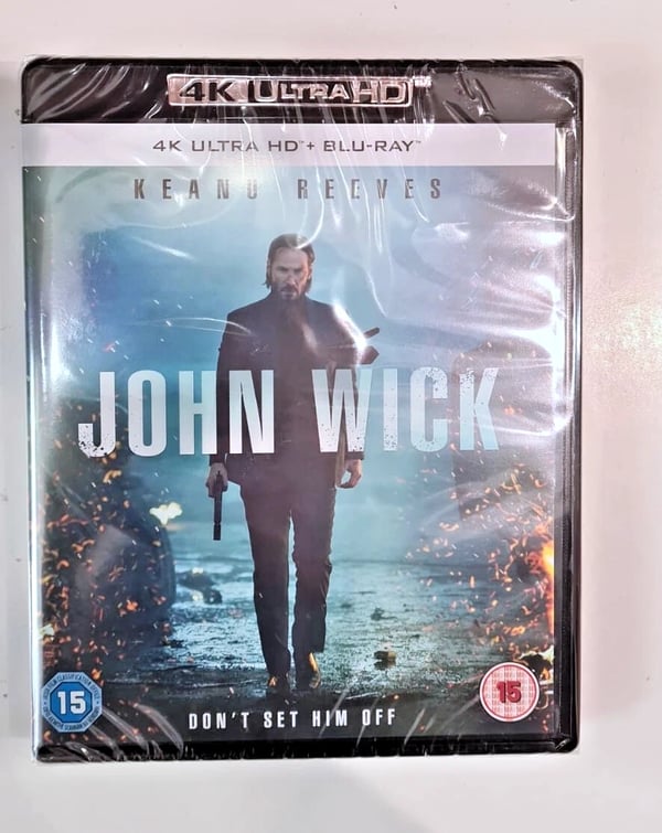 4K UHD BLURAY JOHN WICK STOCK Brand New