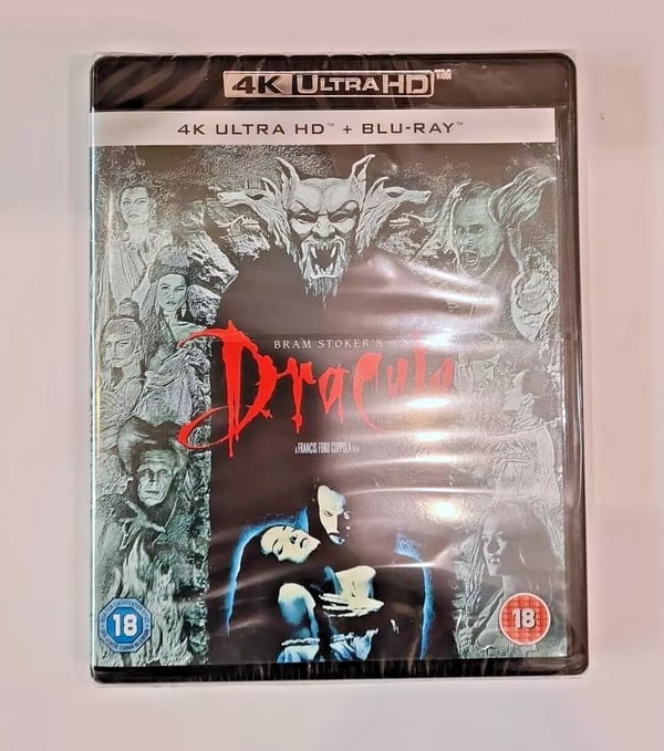 4K UHD BLURAY BRAM STOKER`S DRACULA STOCK Brand New