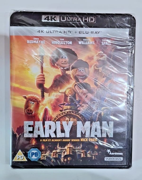 4K UHD BLURAY EARLY MAN STOCK Brand New