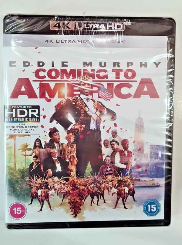 4K UHD BLURAY COMING TO AMERICA STOCK Brand New