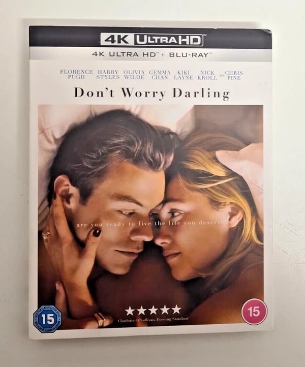 4K UHD BLU RAY DON`T WORRY DARLING STOCK Brand New