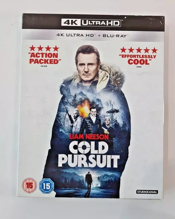 4K UHD BLURAY COLD PURSUIT LIAM NEESON STOCK Brand New