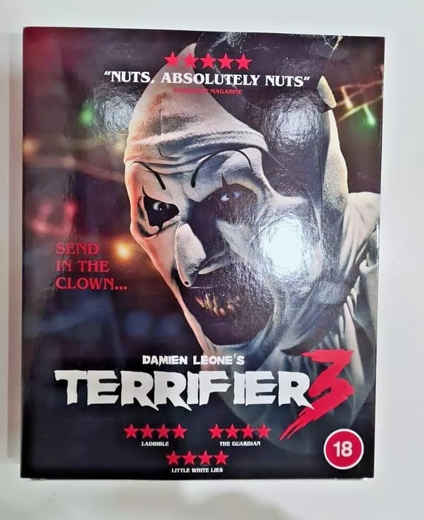 4K UHD BLURAY TERRIFIER 3 STOCK Brand New