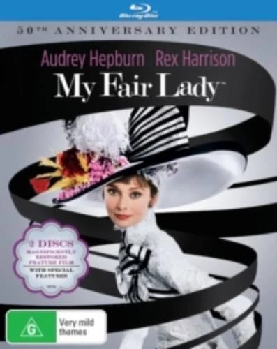 MY FAIR LADY (50TH ANNIVERSARY EDITION) Region B Blu Ray Brand New