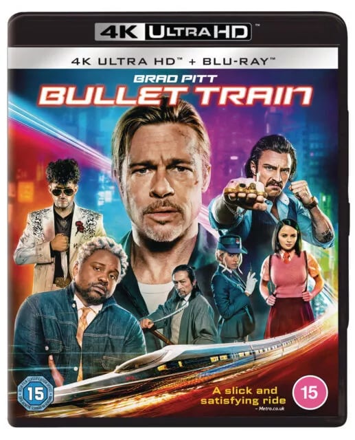 Bullet Train (Bluray, 2022, 1Disc) Brand New