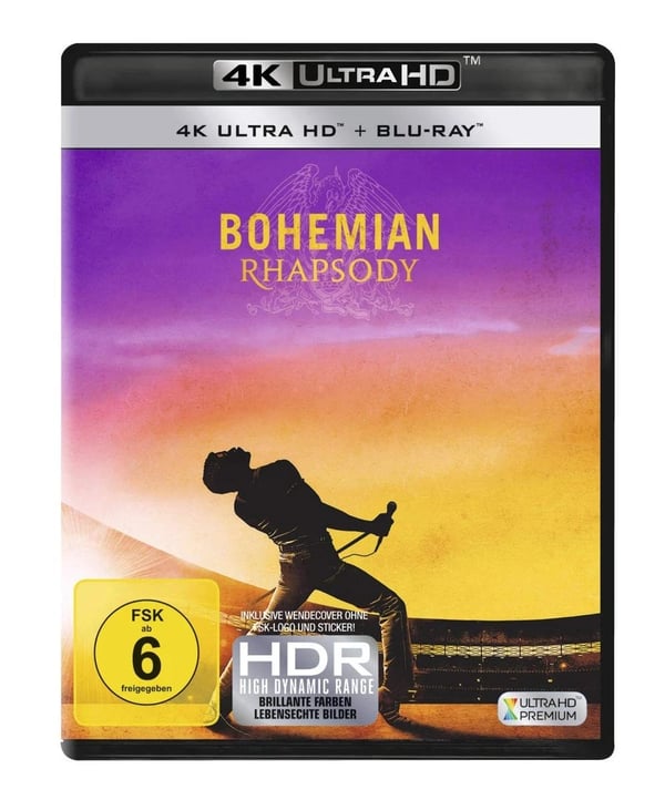 Bohemian Rhapsody (4K UltraHD + Bluray) (4K UHD Bluray) Aaron McCusker Brand New