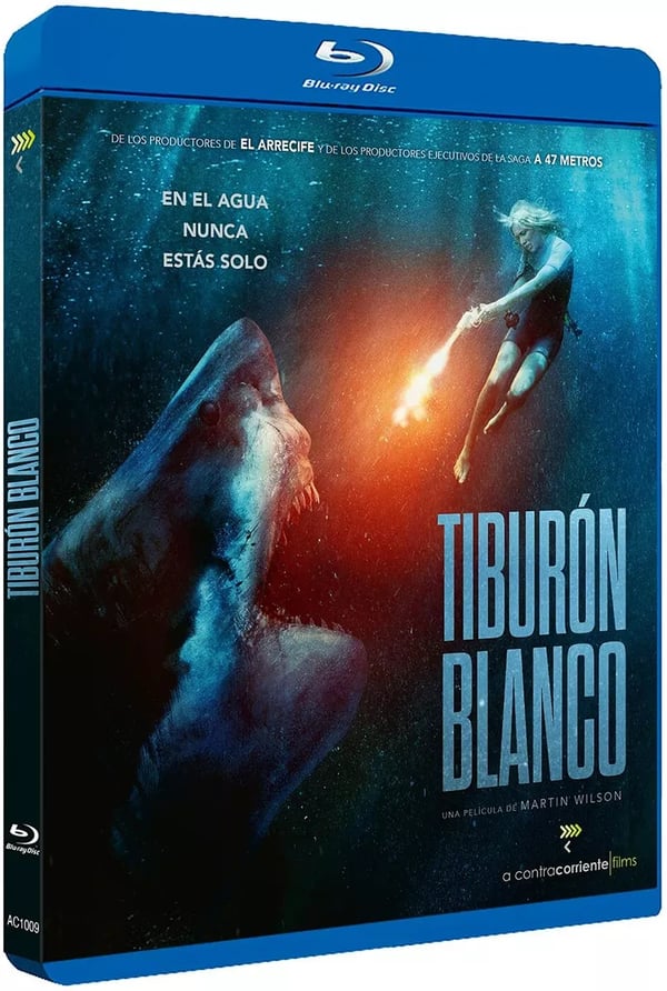 GREAT WHITE (2021) BLU RAY KATRINA BOWDEN, AARON JAKUBENKO, TIM KANO Brand New
