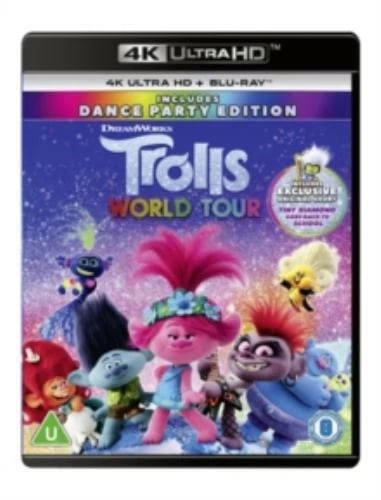 Trolls World Tour 4K UHD Blu Ray Region free Brand New