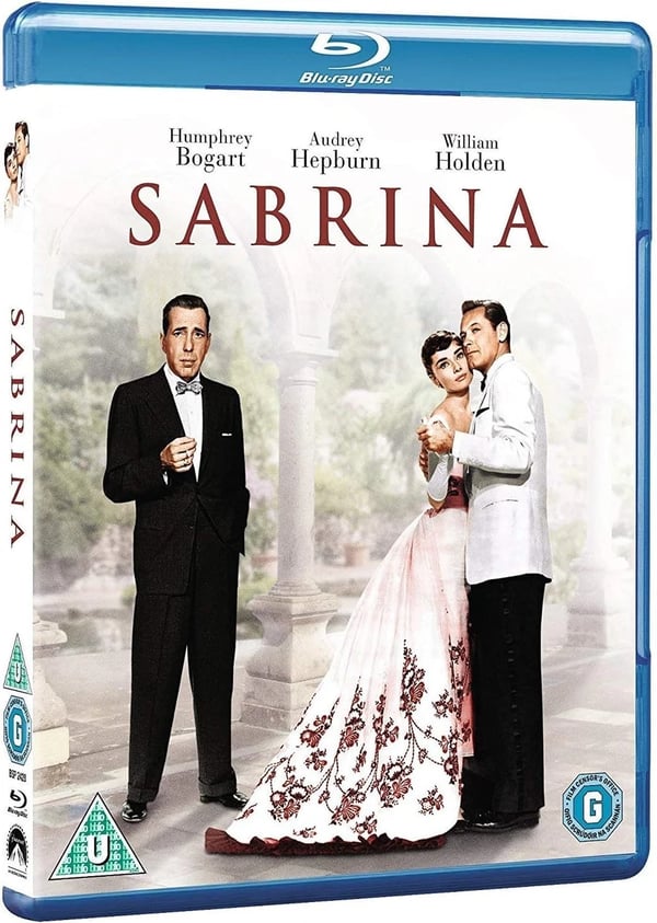 SABRINA BLURAY Audrey Hepburn Humphrey Bogart Comedy Movie Film R2 Brand New