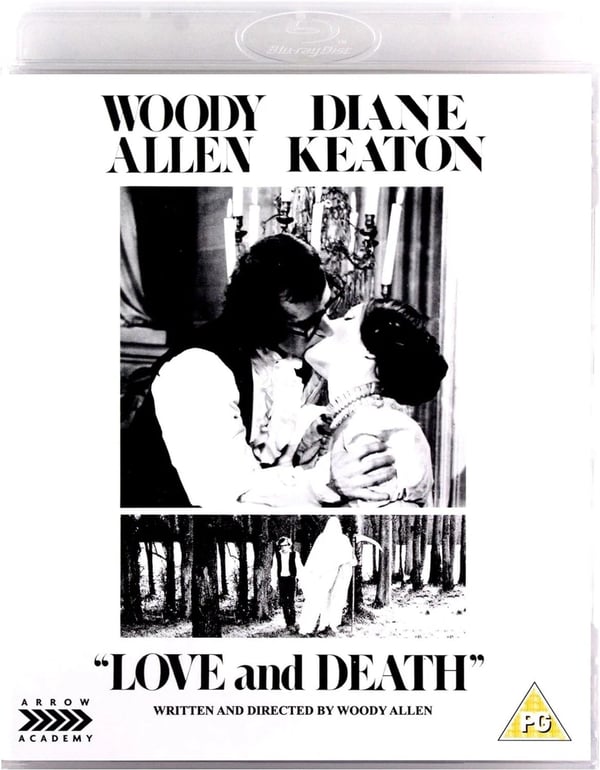 LOVE AND DEATH Bluray Woody Allen Diane Keaton Movie Film R2 Brand New