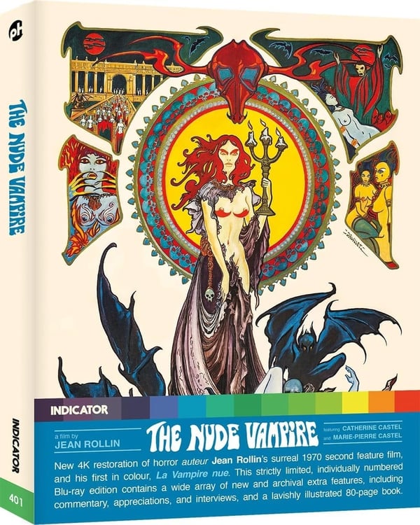 THE NUDE VAMPIRE LIMITED EDITION BLURAY Jean Rollin Movie Film R2 Brand New