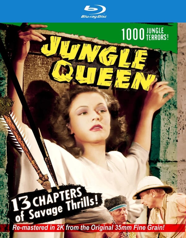 Jungle Queen: 2k Restored Special Edition (Bluray) Ruth Roman Edward Norris Brand New