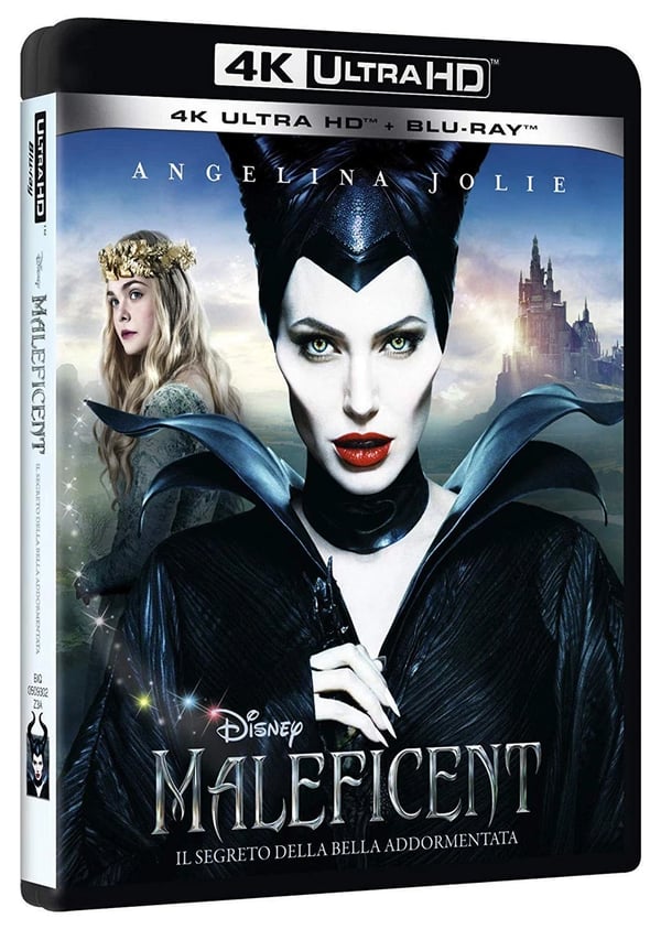 Maleficent (4k+Br) (4K UHD Bluray) Jolie Fanning Stromberg Robert Brand New