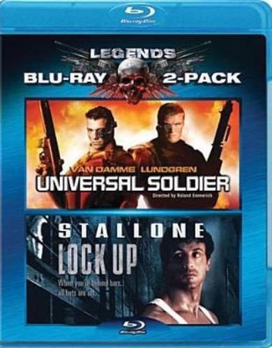 UNIVERSAL SOLDIER & LOCK UP Region A Blu Ray,US Import Brand New