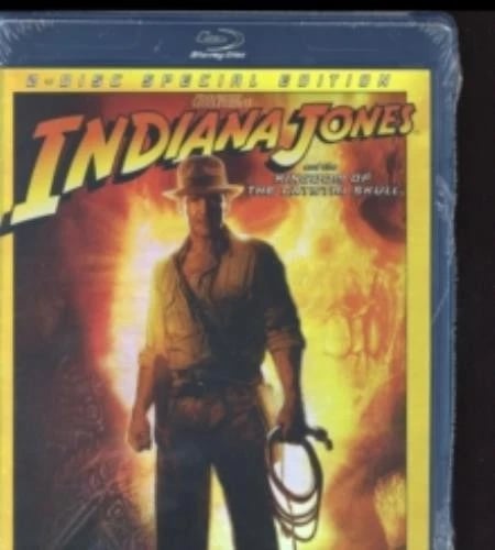 INDIANA JONES & THE KINGDOM OF THE CRYSTAL SKULL Region A Blu Ray,US Import Brand New