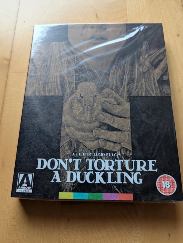 Don't Torture a Duckling OOP Arrow Ltd Special Edition w' slipcase BLU RAY Brand New