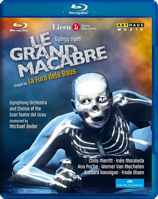 Ligeti: Le Grand Macabre (Barcelona 2011) (Bluray) Chris Merritt Inés Moraleda Brand New