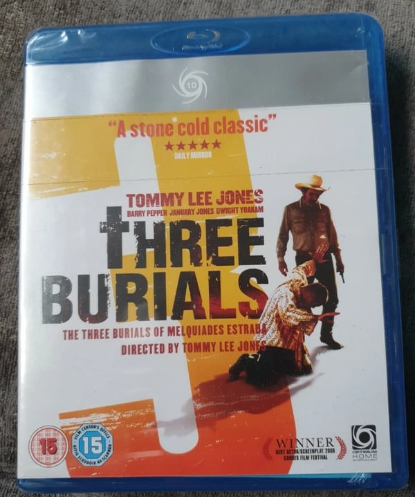 The Three Burials Of Melaquiades Estrada BluRay Optimum Release Brand New