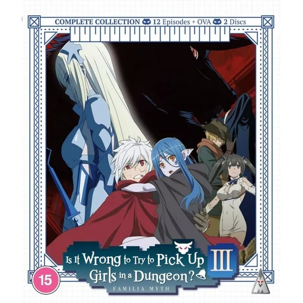 Is It Wrong To Try To Pick Up Girls In A Dungeon?! S3 Standard Edition Bluray Brand New