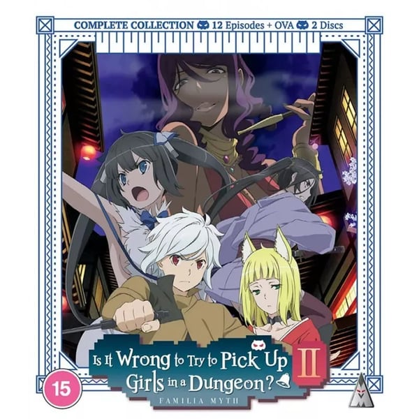 Is It Wrong To Try To Pick Up Girls In A Dungeon?! Season 2 Standard Edition Brand New