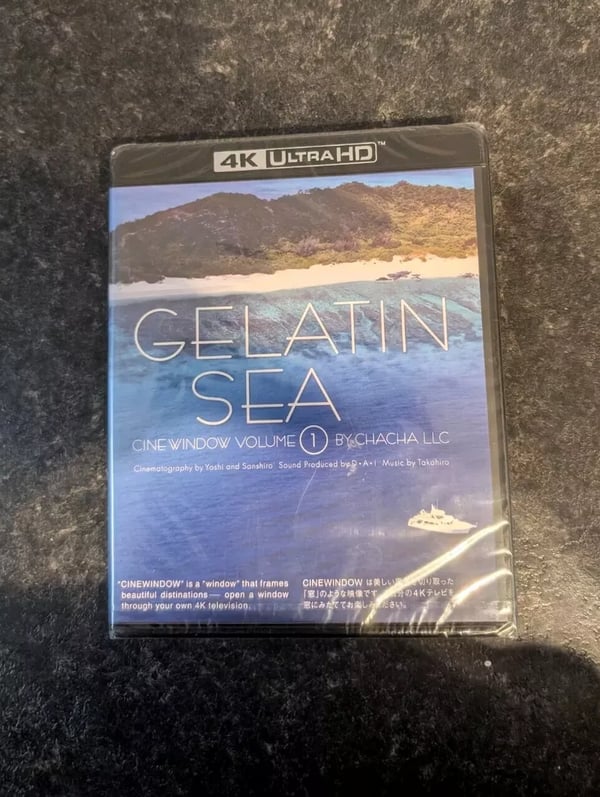 Gelatin Sea Cine 4K UHD Ultra HD BLURAY Brand New