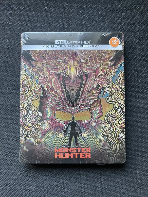 Monster Hunter 4K UHD Bluray Collector's Steelbook Brand New