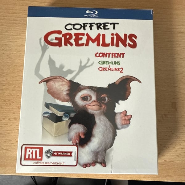 Gremlins + Gremlins 2: The Generation Bluray French Import Box Set Coffret Brand New