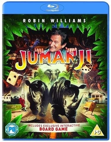 Jumanji (PG) 1995 Bluray Region 2 PAL Brand New