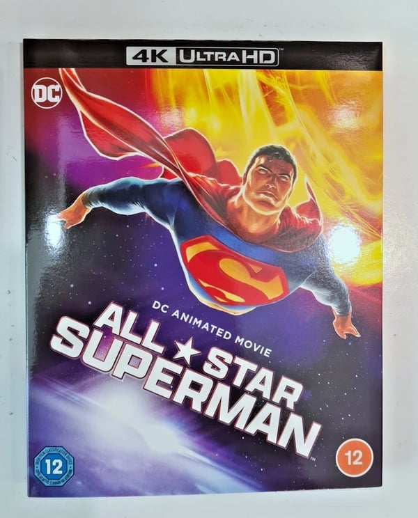 4K UHD BLURAY ALL STAR SUPERMAN STOCK Brand New
