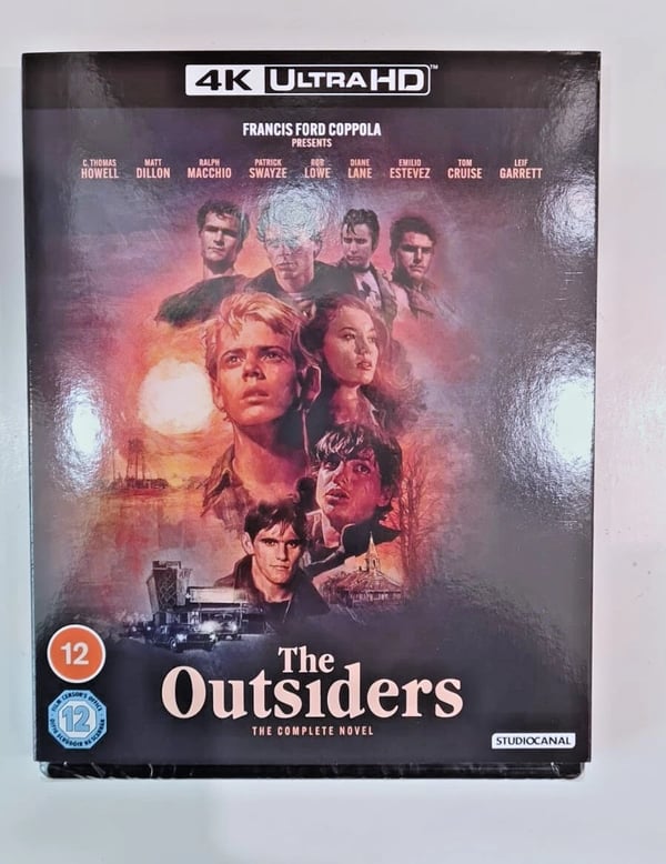 4K UHD BLURAY THE OUTSIDERS STOCK Brand New