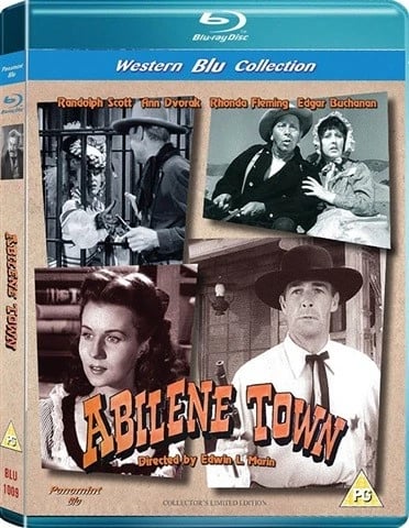 Abilene Town (PG) 1946 Bluray Region 2 PAL Brand New