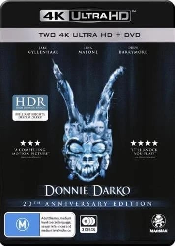 RICHARD KELLY: DONNIE DARKO 20TH ANNIVERSARY (4K 4K UHD (Blu Ray) Region free Brand New