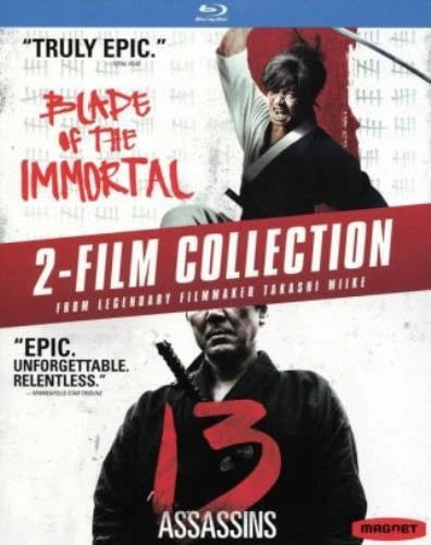 BLADE OF THE IMMORTAL/13 ASSASSINS Region A Blu Ray,US Import Brand New