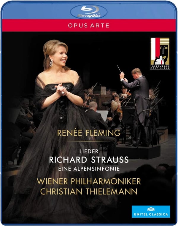 RENEE FLEMING LIVE IN CONCERT LIEDER/EINE ALPENSINFONIE BluRay R2 Brand New