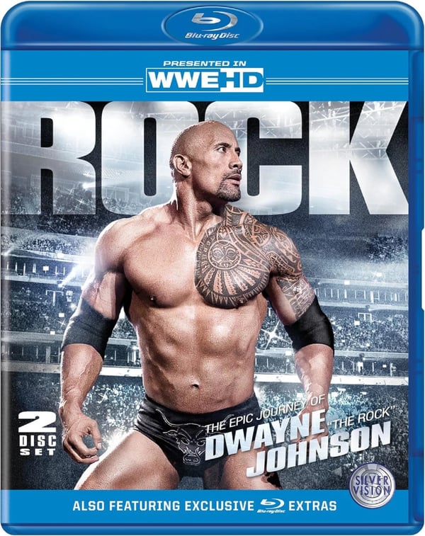 WWE THE EPIC JOURNEY OF DWAYNE "THE ROCK" JOHNSON Bluray Original Brand New