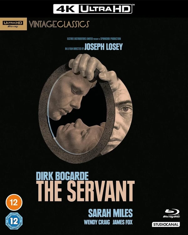 The Servant Vintage Classics [Bluray] [2021] [Region A B C] Brand New