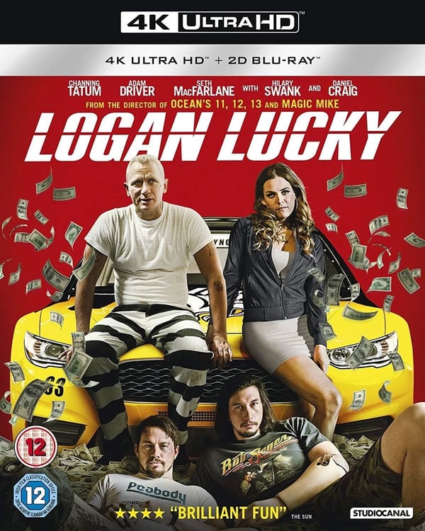 Logan Lucky 4K UHD Brand New
