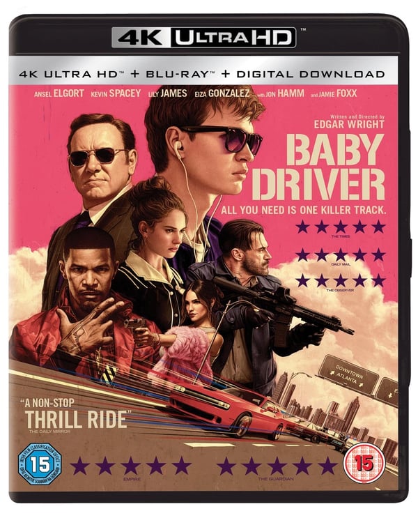 Baby Driver (2 Disc 4K & Bluray) (4K UHD Bluray) Jeff Chase Sky Ferreira Brand New