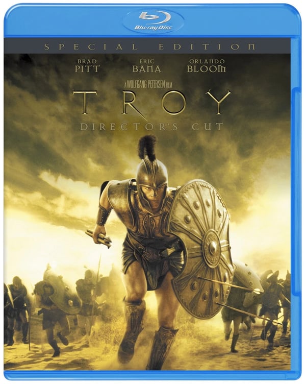 Troy (Bluray) Brad Pitt Brand New